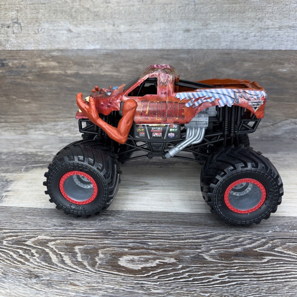 Monster Jam Zombie Diecast BKT Tires Monster Truck 1/24 Scale - Picture 2 of 13